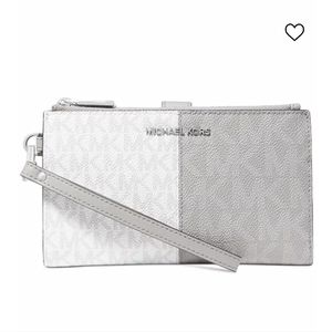 Michael kors Jet Set Travel Medium Double Zip Wristlet Wallet